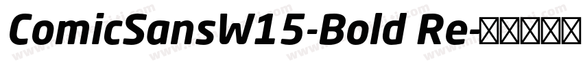 ComicSansW15-Bold Re字体转换
